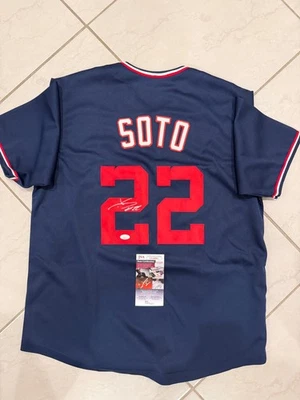 Juan Soto JSA Certified Authentic Auto Jersey Washington Nationals (No Size) WC - Image 1 of 4