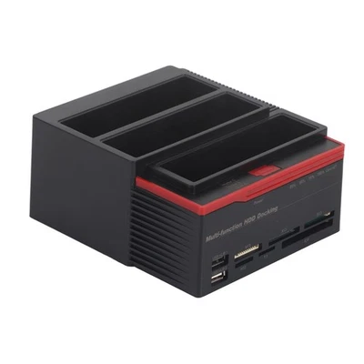 EU Plug 2.5inch 3.5inch DualBay USB3.0 IDE HDD Docking Station Offline - Image 1 of 4