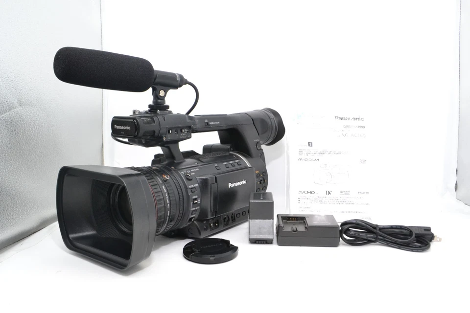 Panasonic  AG-AC160A  SONY ECM-XM1 HD Professional Video camera tested used JP - Image 1 of 4