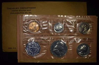 1963 U.S. Mint Silver Proof Set "Proof" - Image 1 of 3