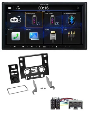 Alpine Bluetooth 2DIN MP3 DAB USB Autoradio für Land Rover Defender 2010-2016 sc - Bild 1 von 4