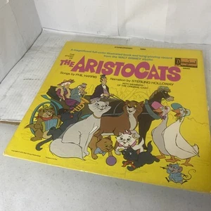 Vintage Vinyl The Story Of The Aristocats Disneyland Record 3995 1970 11 Pg Book - Picture 1 of 11