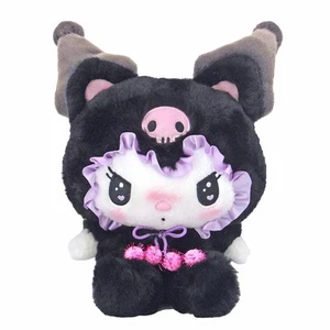 Sanrio Kuromi Black Cat Plush Doll 9" - Picture 1 of 1