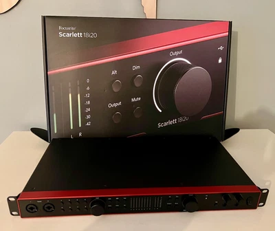 Focusrite Scarlett 18i20 4th gen - excellent condition - Image 1 of 4