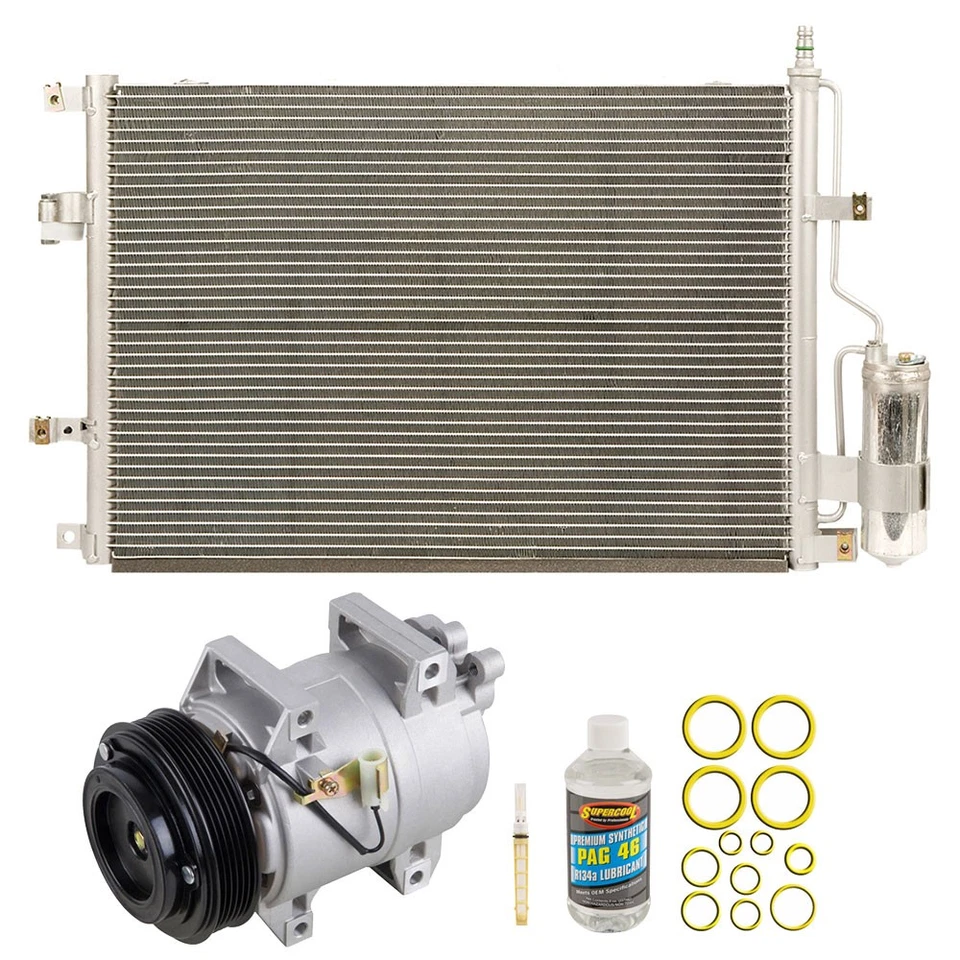 Kit de aire acondicionado para Volvo V70 2002 con compresor de aire acondicionado condensador y secador TCP Foto 1 de 4