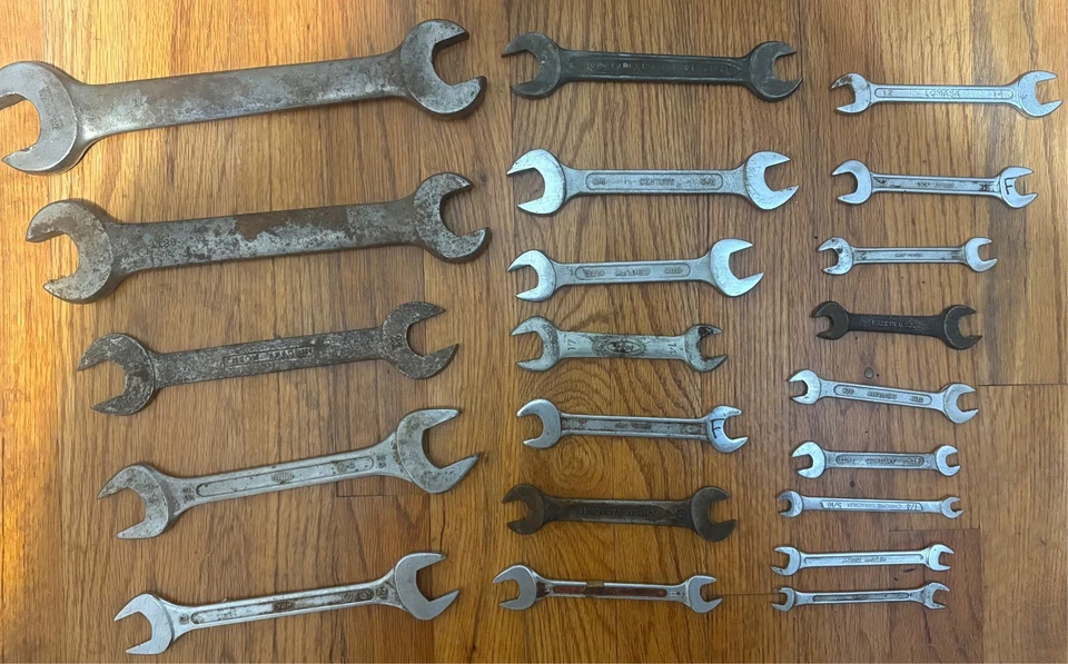 21x Vintage Misc TOP Century Lomasa Double Open End Wrenches USA Lot - FREE SHIP - Image 1 of 1