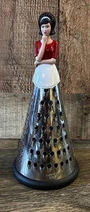 Retro Cone Shaped Grater Cheese Vegetable Chocolate Woman - Picture 1 of 10