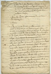 Bourg-en-Bresse. Chevaliers de l'arquebuse. Invitation à un tournoi 1684. Prix. - Picture 1 of 4