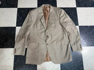 Abrigo deportivo de lana Coppley 1883 Gibson Super 130s 44T marrón, tostado, gris blazer a cuadros - Imagen 1 de 11