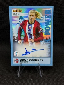 2025 Topps Merlin Ada Hegerberg UEFA Women's Euro Peak Power Blue Auto #88/99 - Picture 1 of 2