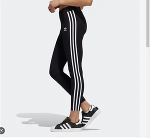 Adidas Originals Women's Adicolor Classics 3-Stripes Tights Black HD2350 Size XS - Picture 1 of 4