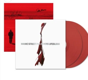 Manic Street Preachers-LIFEBLOOD 20 .2xRed Vinyl + SIGNED INSERT NEW - Picture 1 of 1