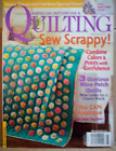AMERICAN PATCHWORK & QUILTING MAGAZINE, "SEW SCRAPPY", JUNE 2011, LIKE NEW