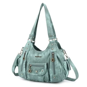 New Luxury Handbags Designer Women Shoulder Bags Vintage Soft Leather Tote Bags - Picture 1 of 10
