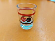 ⭐️⭐️⭐️⭐️⭐️ Vintage Red & Black Numbered "19 to 24" Roulette Drinking Shot Glass