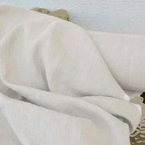 Natural Linen Fabric by the Yard – Soft Linen for Apparel, Curtains & Crafts - Picture 1 of 1