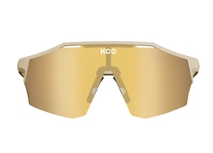 KOO Alibi Cycling Sunglasses - Sand Matte w/ Gold Lens - Picture 1 of 2