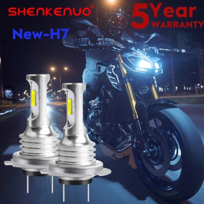 Faros LED H7 6000K brillantes para Honda Goldwing 1800 GL1800 2001-2017 2 PIEZAS Foto 1 de 4