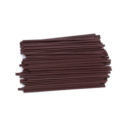 Brown Plastic Coffee Stirrers Straws Cocktail Sip Stir Sticks 9L - Image 1 of 4