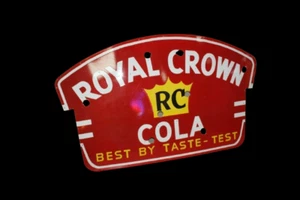 RARE ROYAL CROWN COLA SODA POP PORCELAIN ENAMEL NEON SIGN SKIN 60 INCHES - Picture 1 of 3