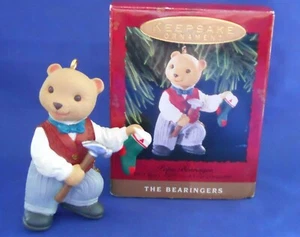 1993 Hallmark Keepsake Papa Bearingers Christmas Ornament XPR974-6 - Picture 1 of 7