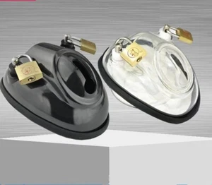 Silicone+Plastic Male Chastity Belt Chastity Bondage Aid Cage Medical Restraint - Picture 1 of 27