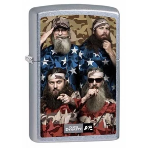 Zippo Lighter Duck Dynasty Family Album Street Chrome - Picture 1 of 1