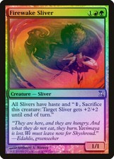 Firewake Sliver FOIL Time Spiral PLD Red Green Uncommon MAGIC CARD ABUGames