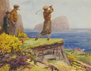 Harry Rowntree On The Tee Canvas Print 16 x 20 #4549 - Picture 1 of 4