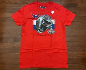 NEW 2018 WASHINGTON CAPITALS T SHIRT MENS MEDIUM STANLEY CUP CHAMPIONS RED M NWT - Picture 1 of 8