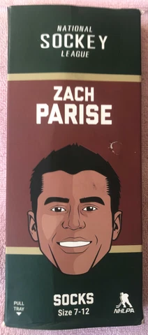 Major League Socks - Zach Parise -  Size 7-12 NHLPA Babsocks Cover