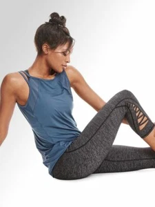 ATHLETA Point D'esprit Tank, NWT, Medium, Iron Blue WKTP-1 - Picture 1 of 3