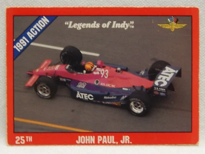 INDIANAPOLIS 500 LEGENDS OF INDY TRADING CARD 1992 - Image 1 of 2