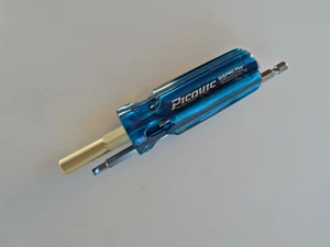 PICQUIC SIXPAC Plus Screwdriver Multi Bit w/ 7 Hex Bits - "Aquamarine" - Picture 1 of 7