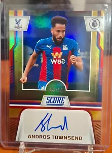 23-24 Panini Score EPL Andros Townsend autograph 02/10 Crystal Palace - Picture 1 of 3