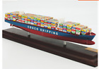 35cm COSCO container ship model cruise ship model color container  