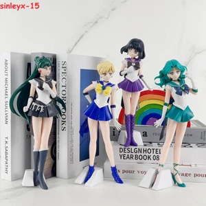 Figura estatuas Sailor Moon Tenoh Haruka Kaiou Michiru Meiou Setsuna Tomoe Hotaru - Imagen 1 de 29