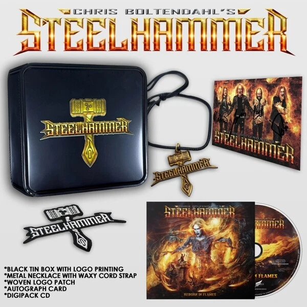 CHRIS BOHLTENDAHL'S STEELHAMMER - REBORN IN FLAMES (LTD. SPECIAL BOXSET) CD NEU - Bild 1 von 1