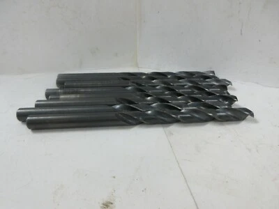 25/64" HSS BLACK OXIDE JOBBER BIT, 2 FLUTES, CUT LENGTH 3-3/4", OAL 6", LOT OF 8 - Image 1 of 3