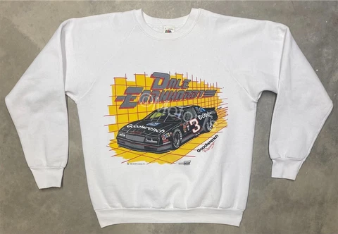 Vintage 1989 Dale Earnhardt Nascar Winston Cup Sweatshirt - Large Cover
