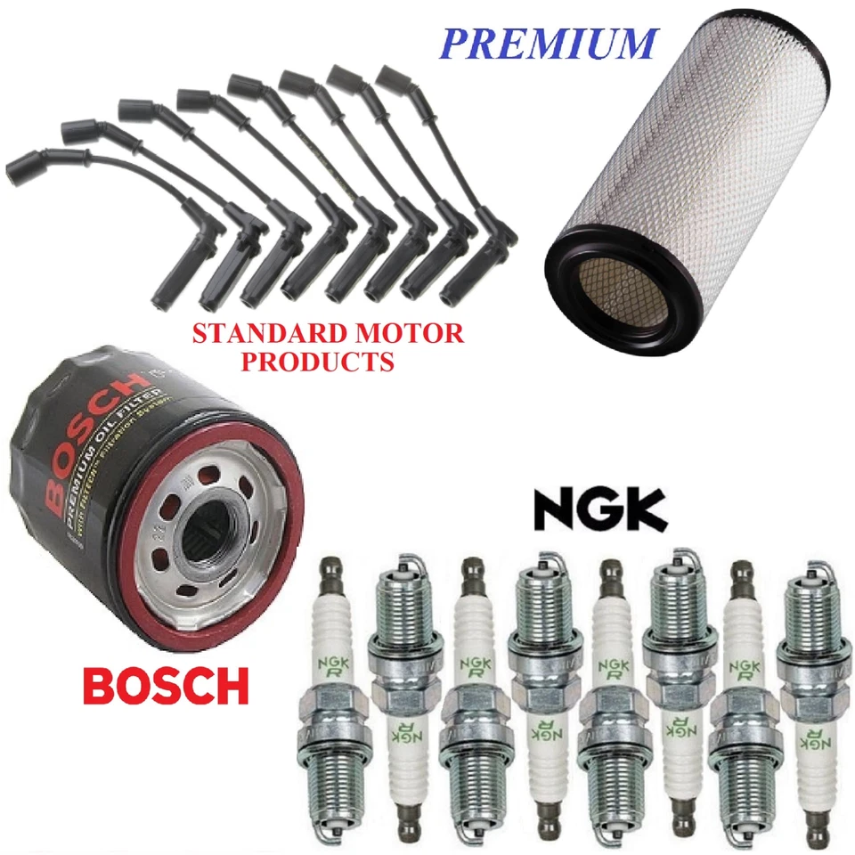 Tune Up Kit Filters Spark Plugs For CHEVY EXPRESS 2500 V8 4.8L & 6.0L 2007-2008 - Image 1 of 1