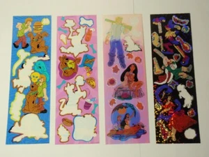 Lot 4 Sandylion Partial Sticker Sheets: Scooby Doo, Pocahontas, Hunchback… - Picture 1 of 6