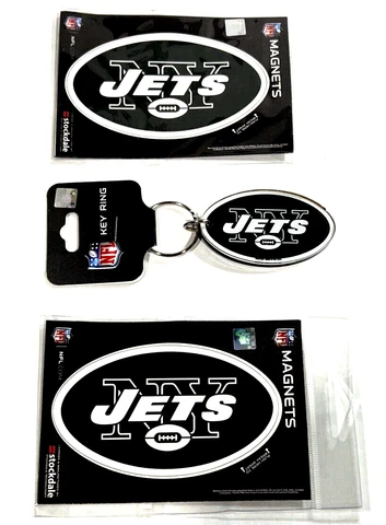 New York Jets Magnets & Key Ring Gift Set Cover