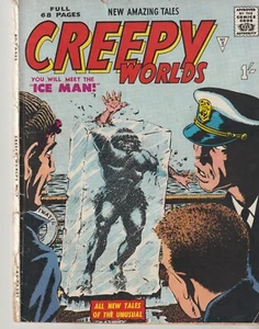 ALAN CLASS & CO LTD CREEPY WORLDS #3 (1962) VG - Picture 1 of 1