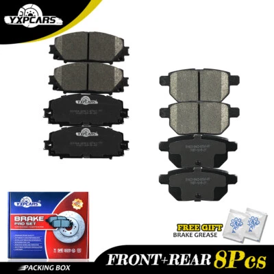 Pastillas de freno delanteras traseras de cerámica aptas para Toyota Prius 2010-2015, 11-17 Lexus CT200H Foto 1 de 4