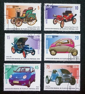 sCuba Sc# 5159-5164 ELECTRIC AUTOMOBILES cars Cpl set of 6 2010 used cto - Picture 1 of 1