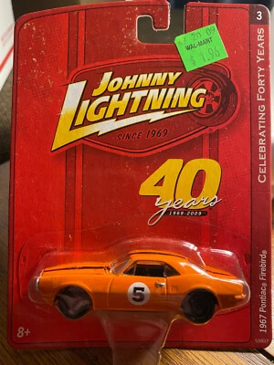 Johnny Lightning JL 40 Years 3 1967 Pontiac Firebird Orange - Image 1 of 4