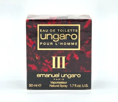 VINTAGE Ungaro III for Men by Emanuel Ungaro 1.7oz EDT Spray NEW Sealed RARE - Image 1 of 4