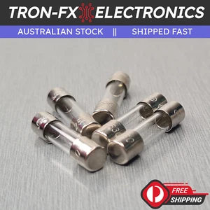 5Pcs 630mA Glass Fuse M205 5mm x 20mm Fast Blow F630mAL 250V AUSTRALUX 0.63A - Picture 1 of 11