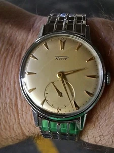 Men's vintage,1948 Tissot~caliber 27^15jewels**Beautiful,manual wind☆☆☆** - Picture 1 of 12